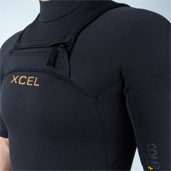 2026 Xcel Mens Comp+ 2/1.5mm Long Sleeve Spring Wetsuit ME211CP5-BLK - Black